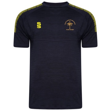 Dual Gym T-shirt : Navy Melange